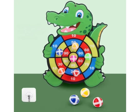 Brinquedo Educativo Montessori Bola Pegajosa Crocodilo