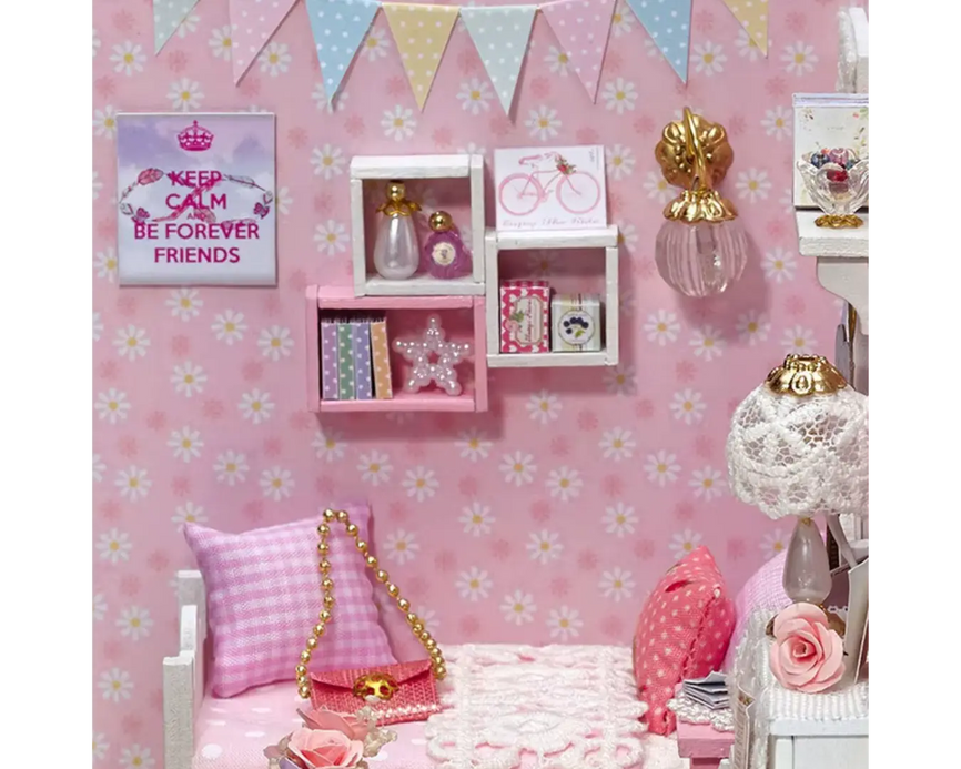 Casinha de Brinquedo Madeira Quarto Piano