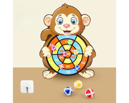 Brinquedo Educativo Montessori Bola Pegajosa Macaco