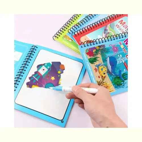 Brinquedo Livro Mágico Montessori Desenho de Água Espaço