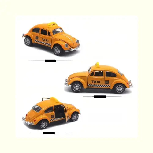 Carrinho de Brinquedo Clássico Metal Taxi