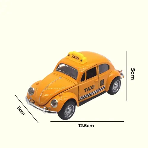 Carrinho de Brinquedo Clássico Metal Taxi