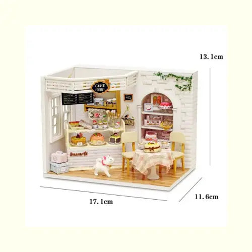 Casinha de Brinquedo Madeira Gatinho Doce