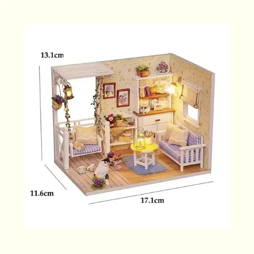 Casinha de Brinquedo Madeira Gatinho