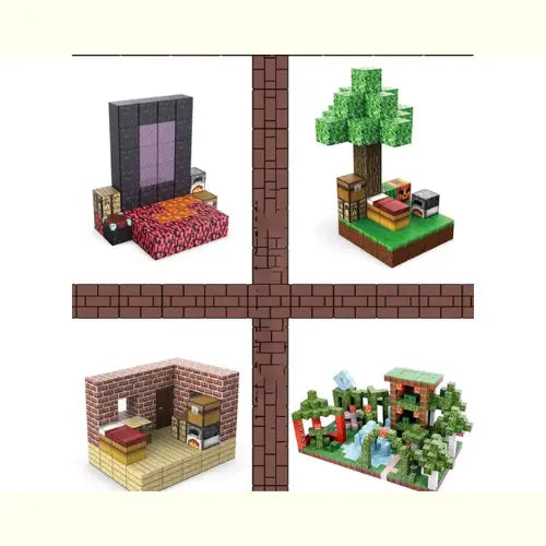 Brinquedo Tipo Lego Minecraft Construção City 100 Peças