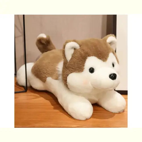 Cachorrinho de Pelúcia Brinquedo Raça Husky