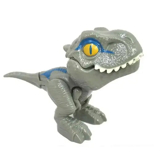 Dinossauro Brinquedo Dedo Tipo Jurassic World Rex Cinza