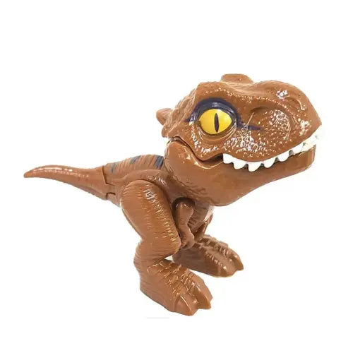 Dinossauro Brinquedo Dedo Tipo Jurassic World Rex Marrom