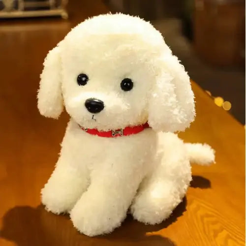 Cachorrinho de Pelúcia Raça Poodle Branco