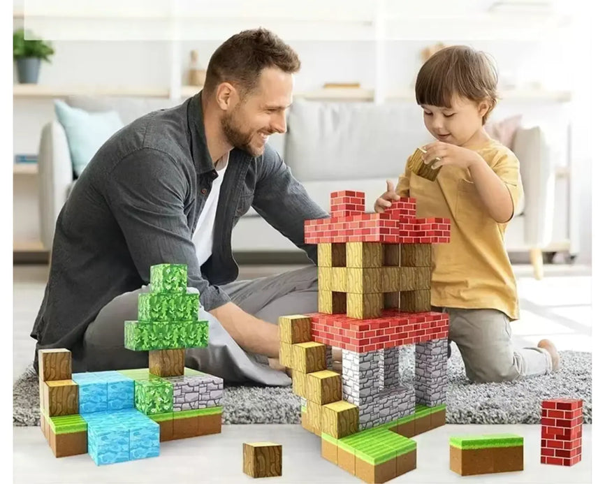 Brinquedo Tipo Lego Minecraft Construção City 60 Peças