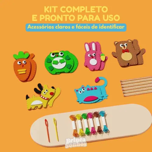Kit de Costura Infantil Educativo