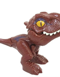 Dinossauro Brinquedo Dedo Tipo Jurassic World Rex Roxo
