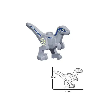 Dinossauro Brinquedo Tipo Jurassic World Ninho 10 Peças