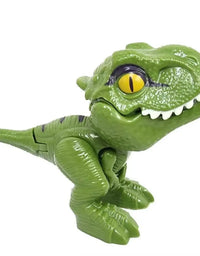 Dinossauro Brinquedo Dedo Tipo Jurassic World Rex Verde
