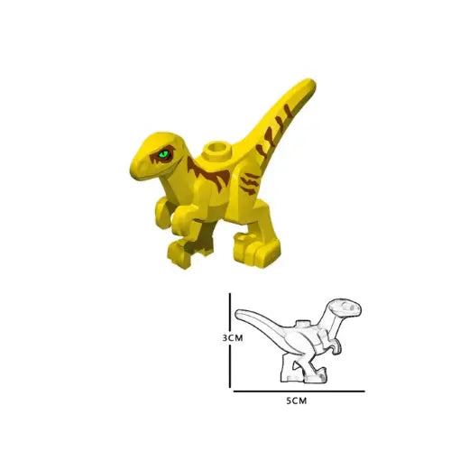 Dinossauro Brinquedo Tipo Jurassic World Ninho 10 Peças