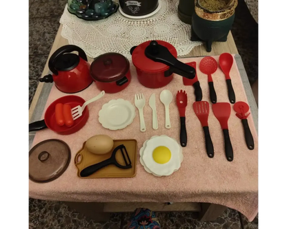 Kit Panela Cozinha Brinquedo Educacional