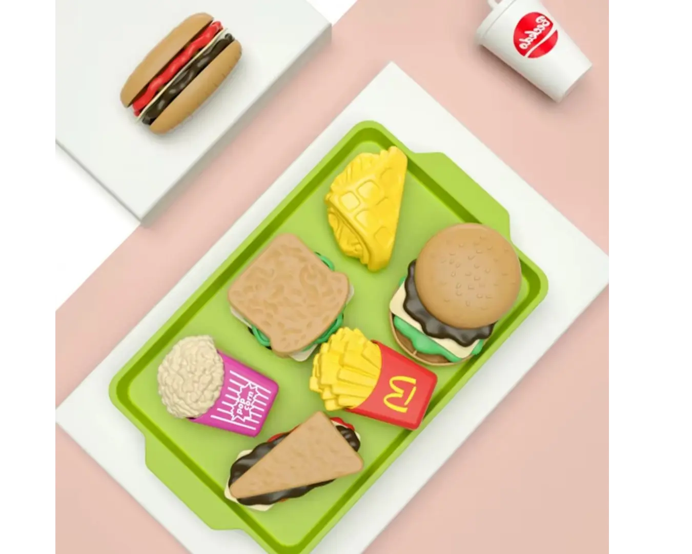 Kit Hamburguer Cozinha Brinquedo