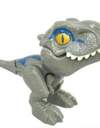 Dinossauro Brinquedo Dedo Tipo Jurassic World Rex Cinza
