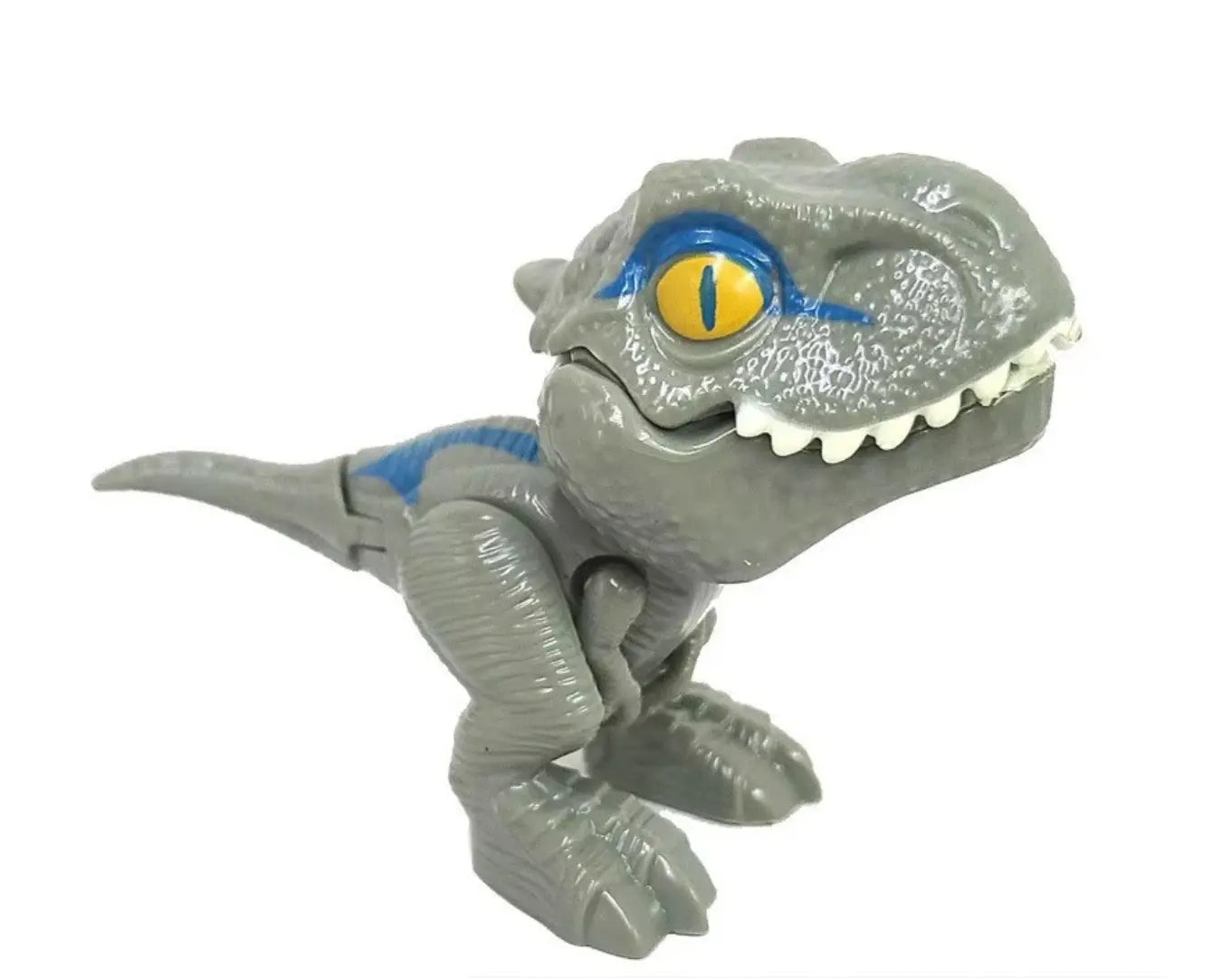Dinossauro Brinquedo Dedo Tipo Jurassic World Rex Cinza