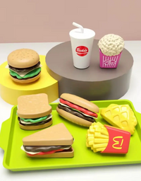 Kit Hamburguer Cozinha Brinquedo

