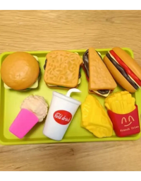 Kit Hamburguer Cozinha Brinquedo
