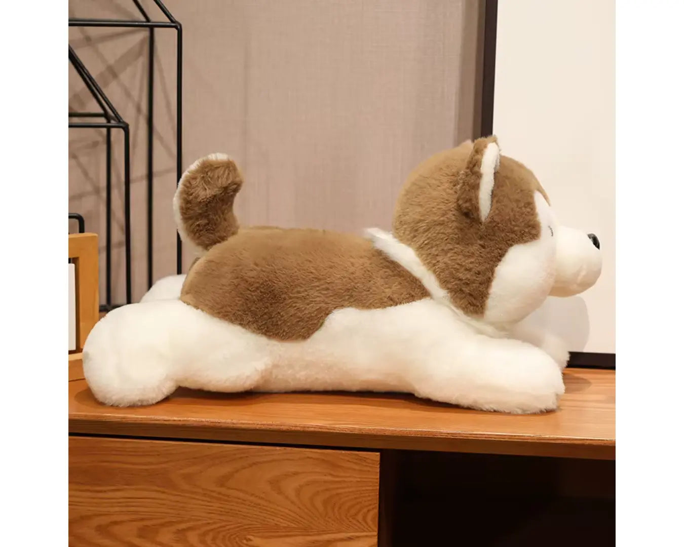 Cachorrinho de Pelúcia Brinquedo Raça Husky