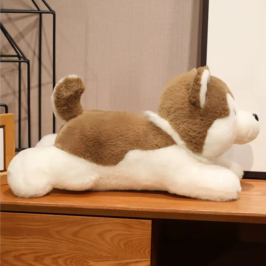 Cachorrinho de Pelúcia Brinquedo Raça Husky