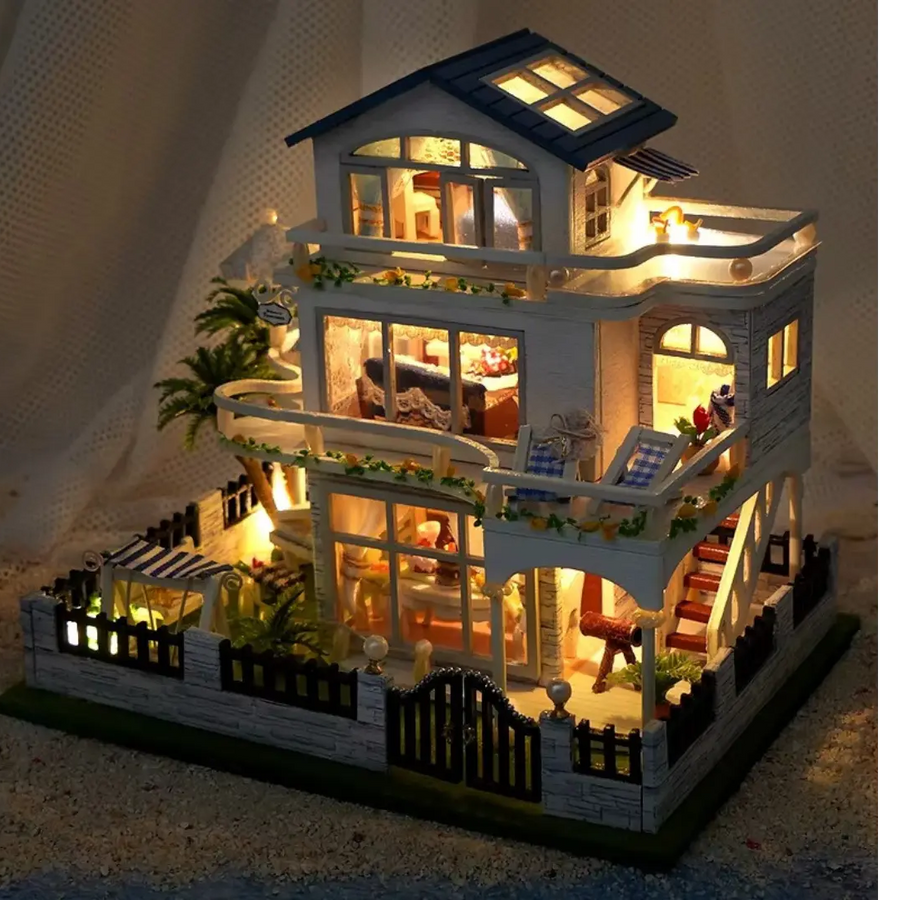 Casinha de Brinquedo Madeira Beira-Mar