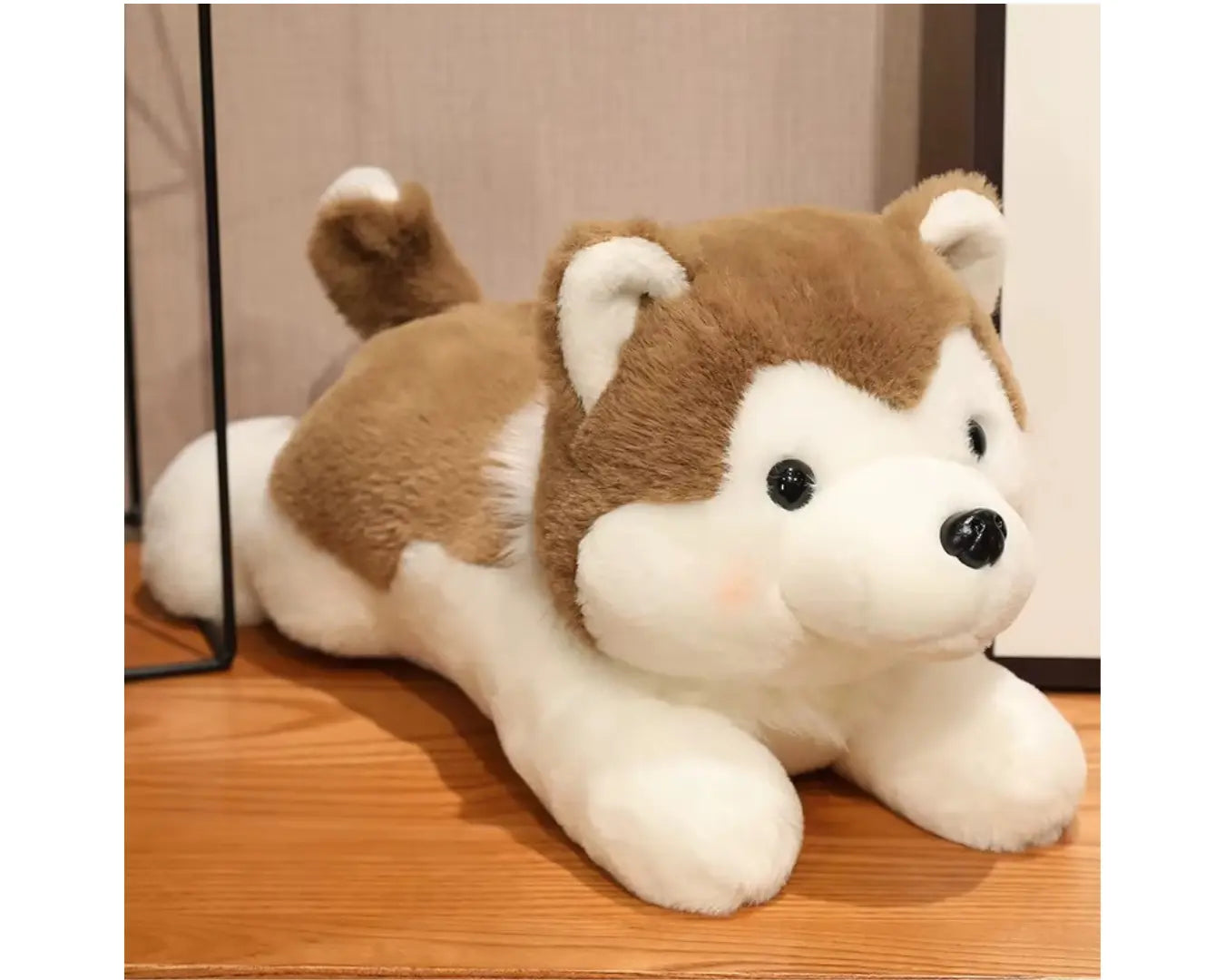 Cachorrinho de Pelúcia Brinquedo Raça Husky