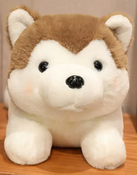 Cachorrinho de Pelúcia Brinquedo Raça Husky
