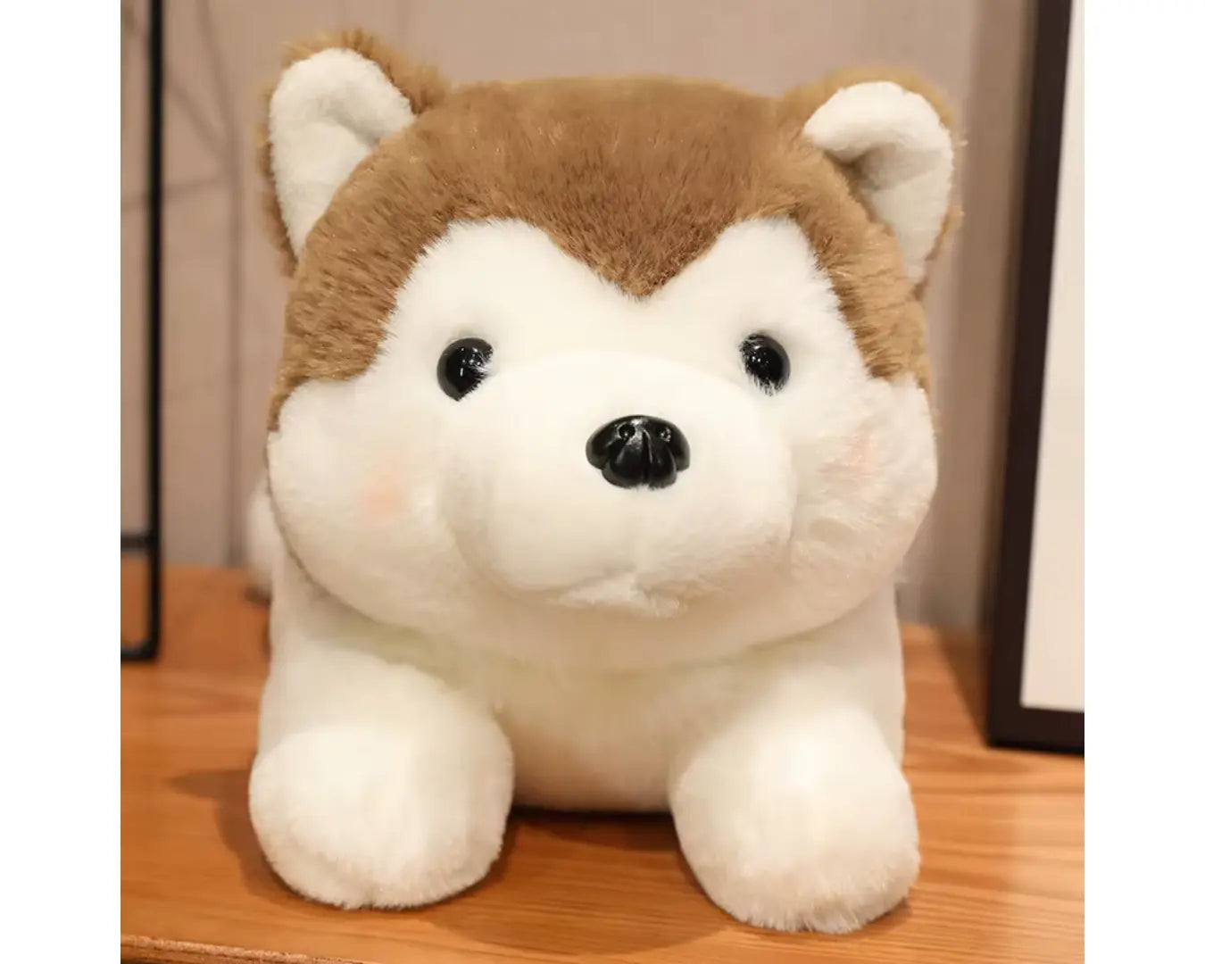 Cachorrinho de Pelúcia Brinquedo Raça Husky