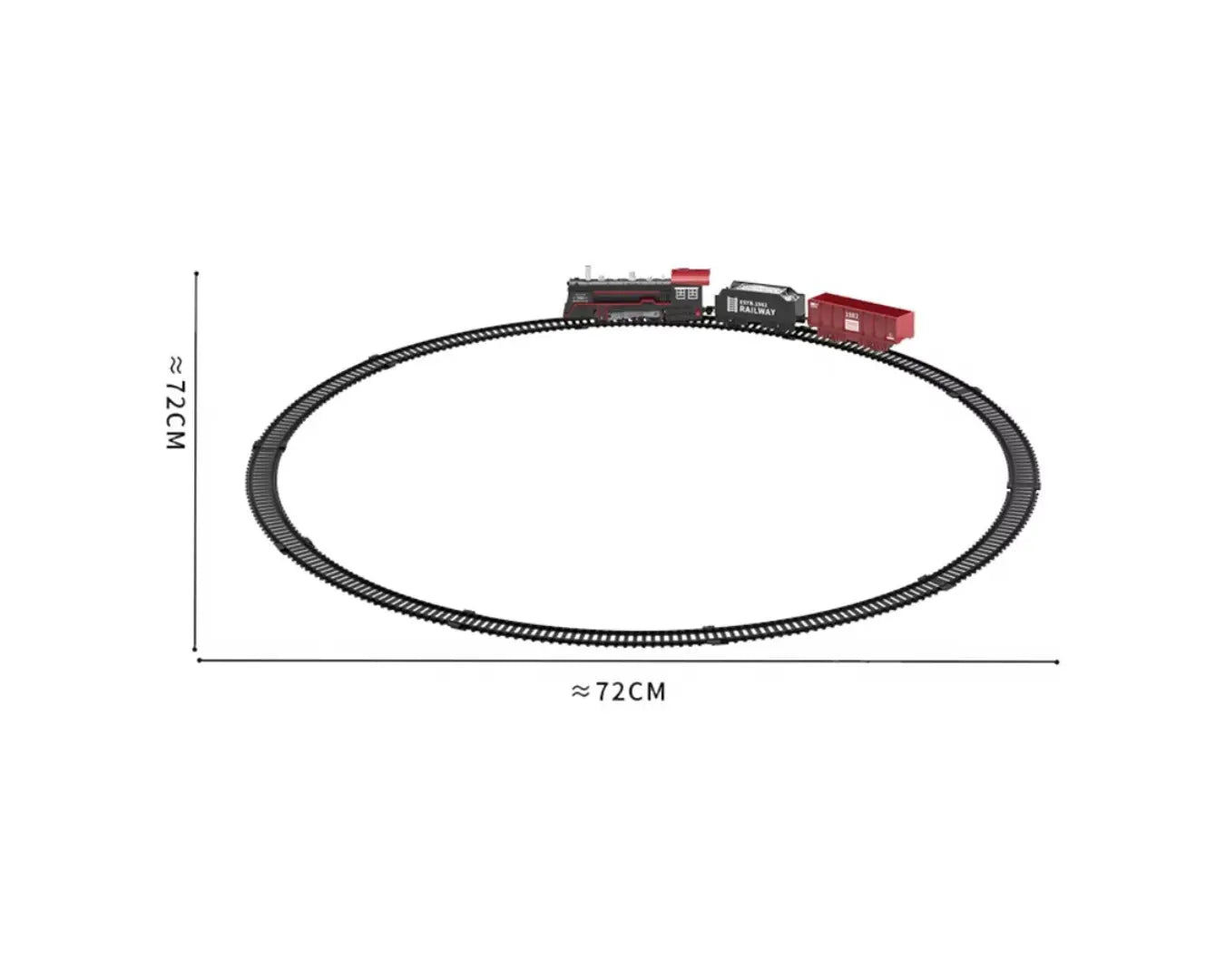 Trem de Brinquedo Ferroviário Tipo Ferrorama