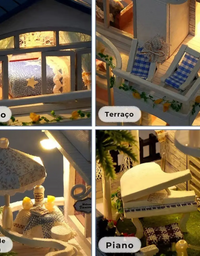 Casinha de Brinquedo Madeira Beira-Mar
