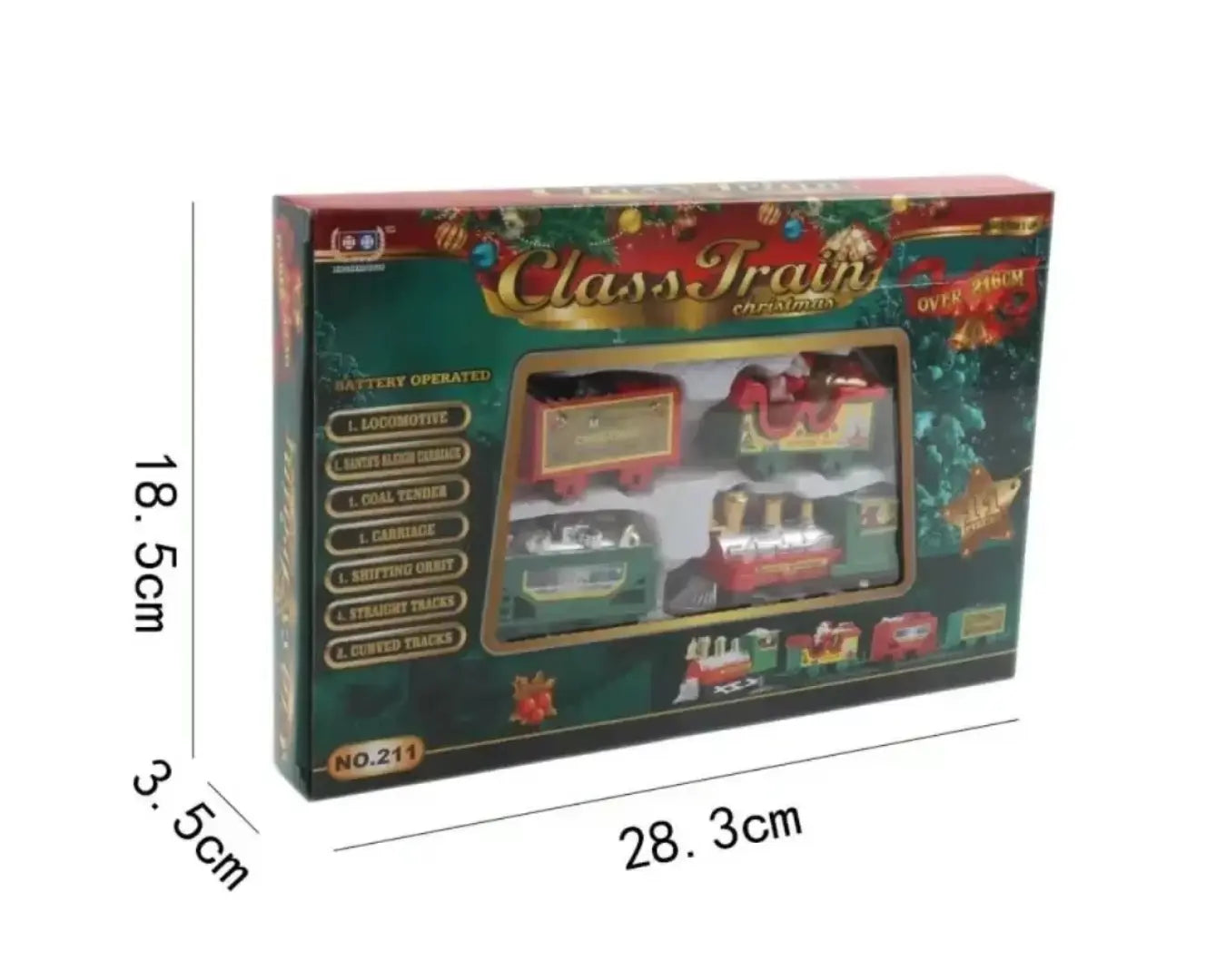 Kit Trenzinho de Natal para Arvore de Natal