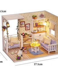 Casinha de Brinquedo Madeira Gatinho
