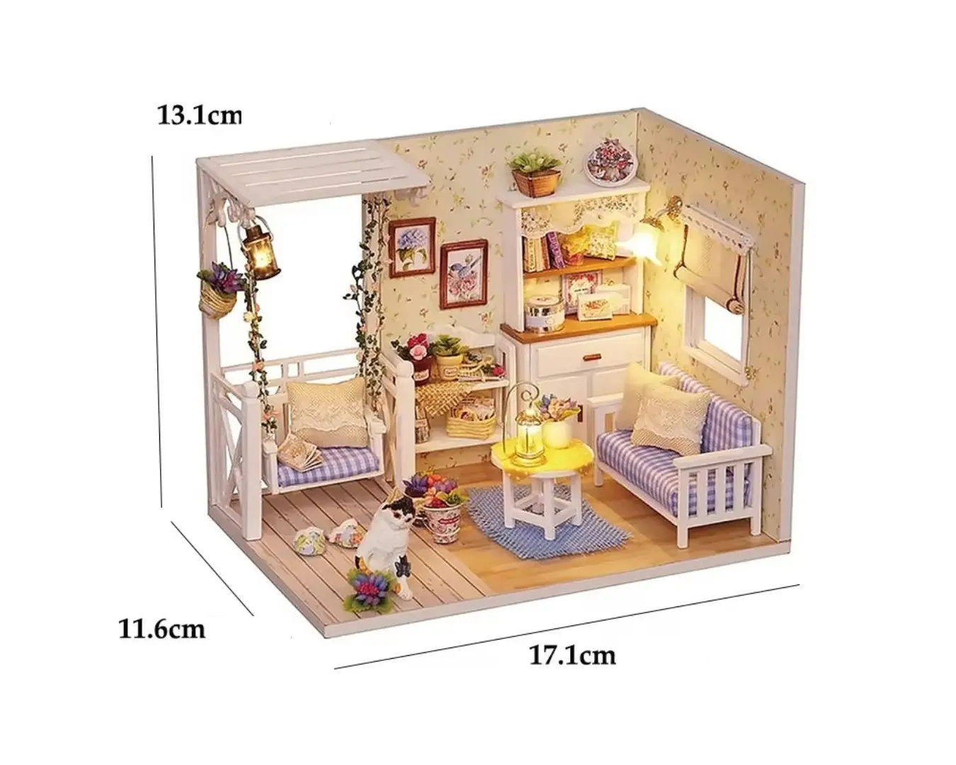 Casinha de Brinquedo Madeira Gatinho