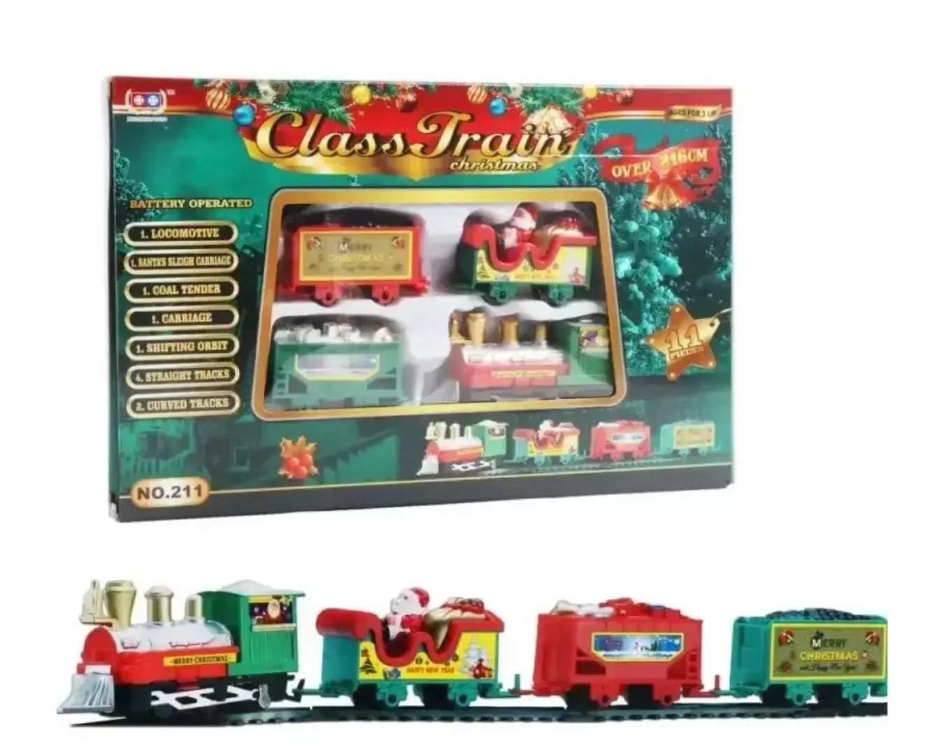 Kit Trenzinho de Natal para Arvore de Natal