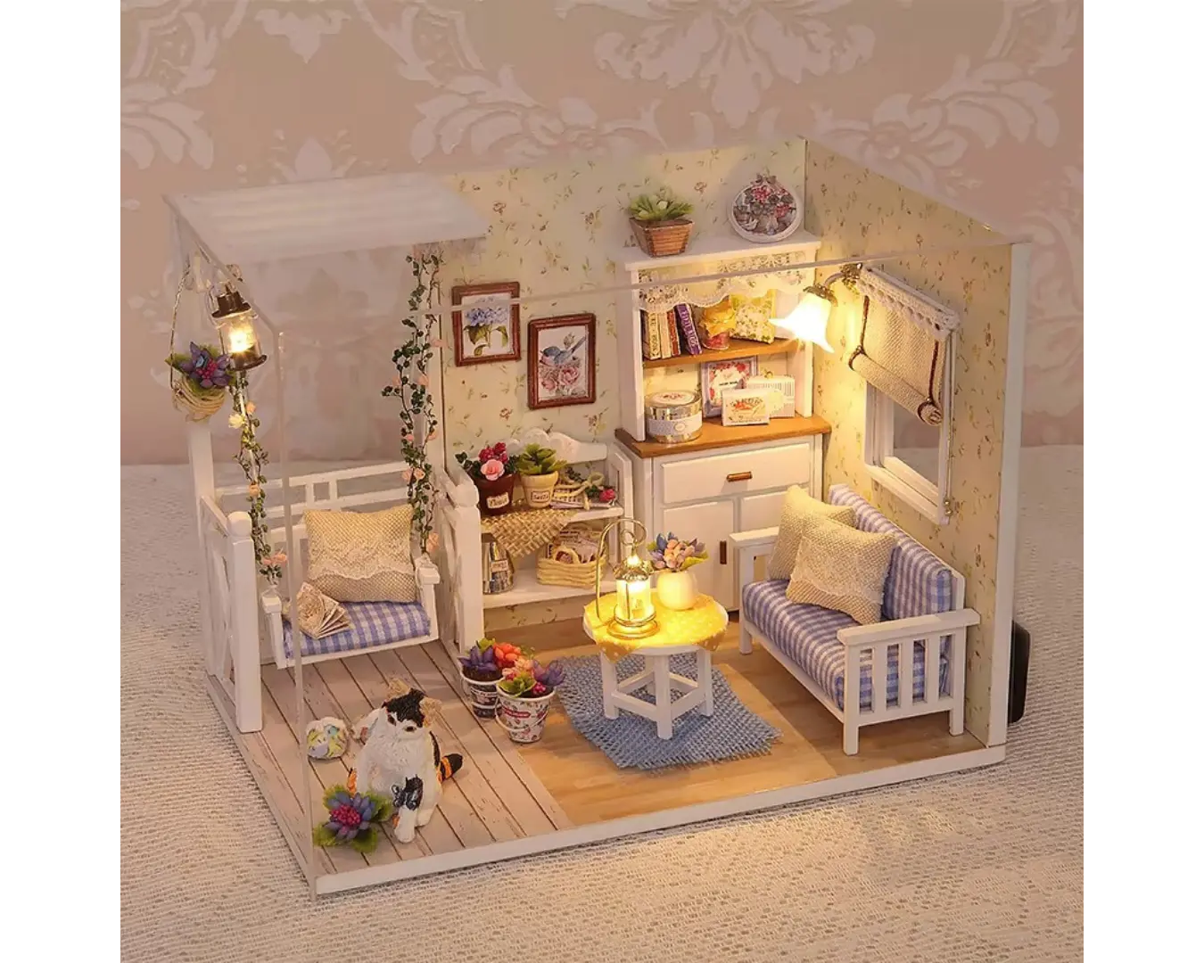 Casinha de Brinquedo Madeira Gatinho