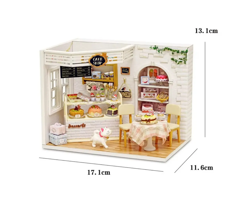 Casinha de Brinquedo Madeira Gatinho Doce