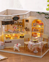 Casinha de Brinquedo Madeira Gatinho Doce
