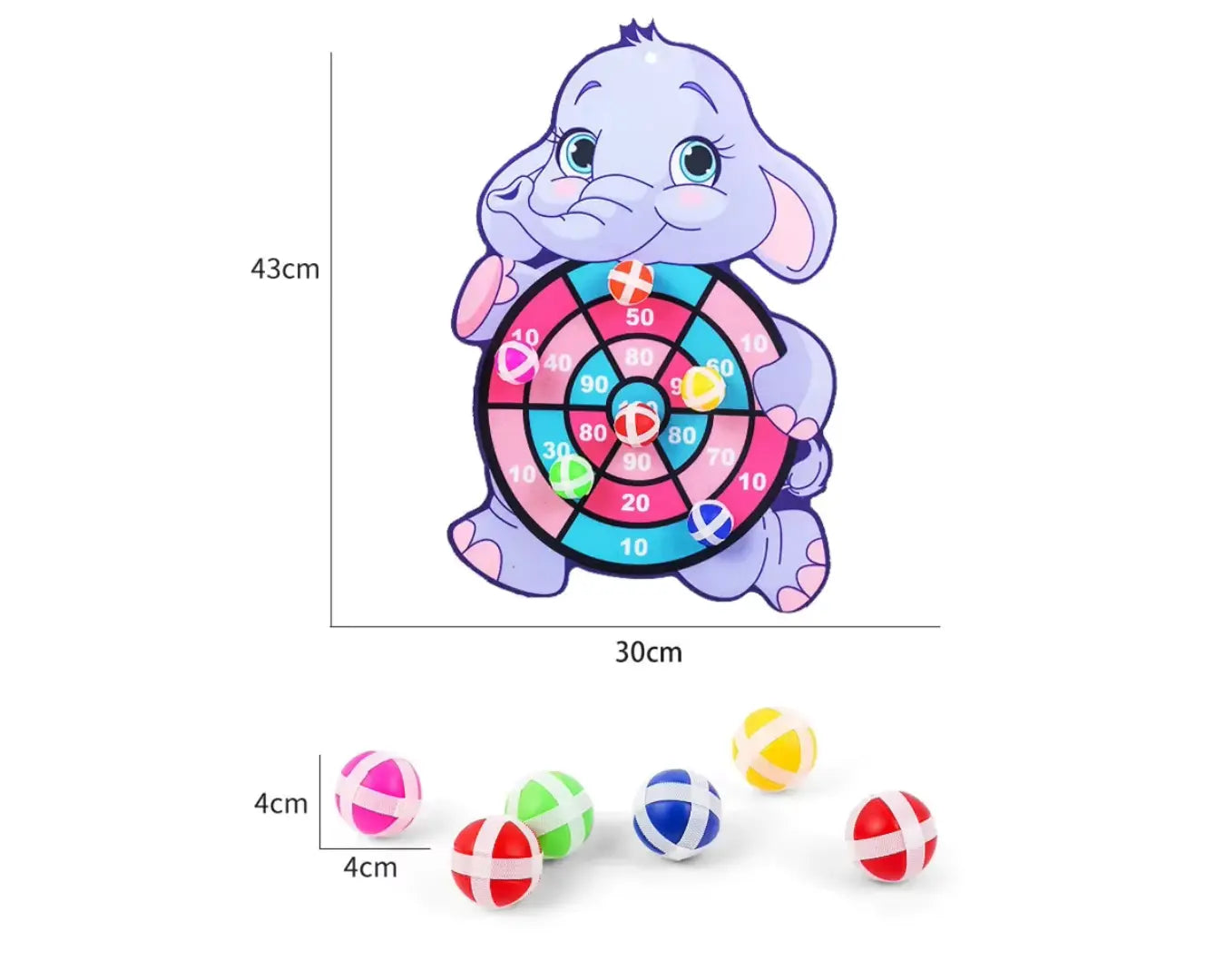 Brinquedo Educativo Montessori Bola Pegajosa Elefante