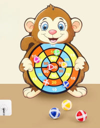 Brinquedo Educativo Montessori Bola Pegajosa Macaco
