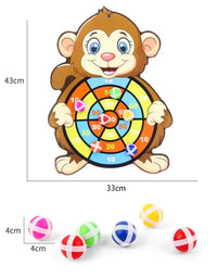 Brinquedo Educativo Montessori Bola Pegajosa Macaco
