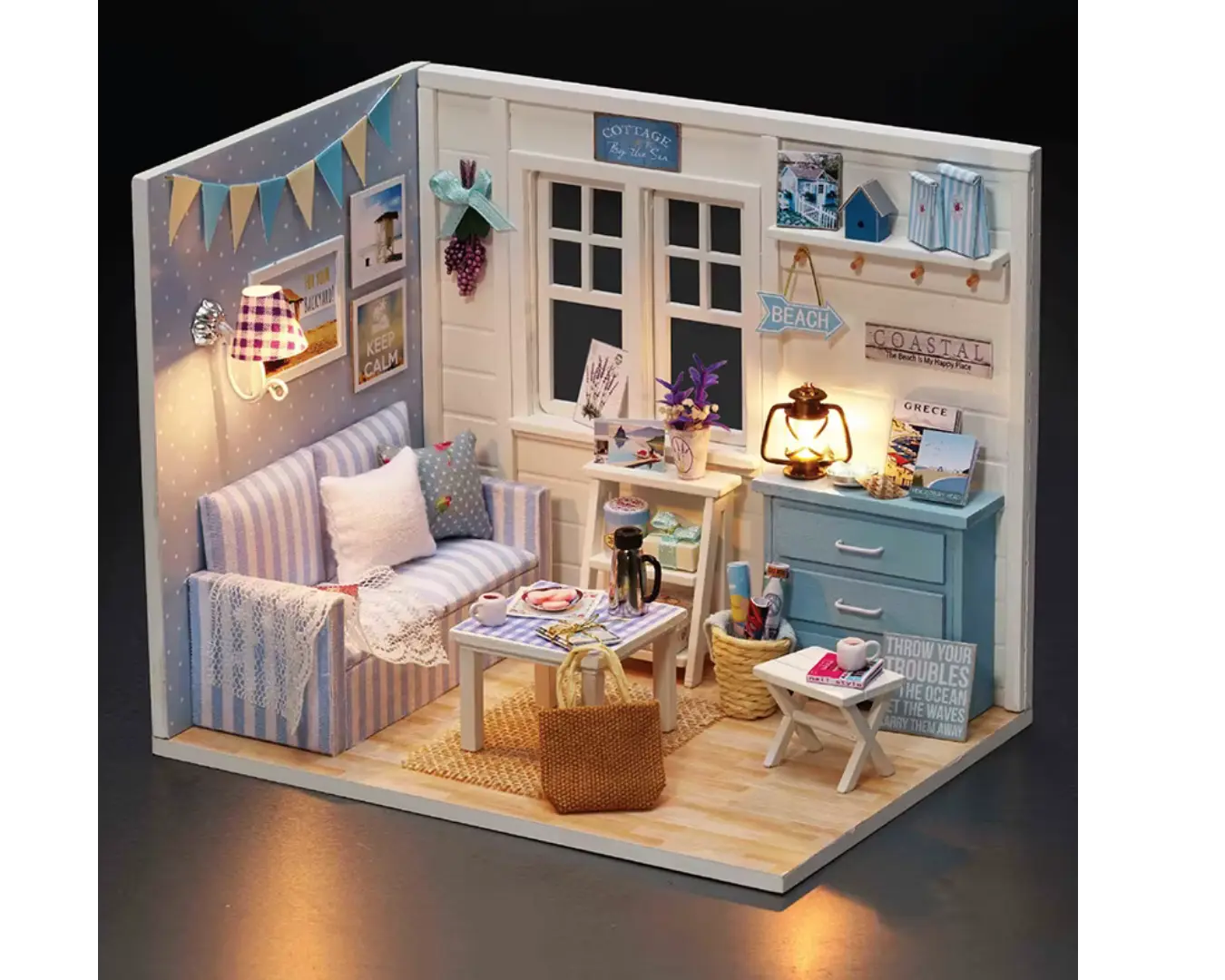 Casinha de Brinquedo Madeira Praia