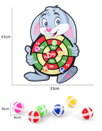 Brinquedo Educativo Montessori Bola Pegajosa Coelho
