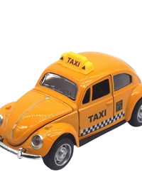 Carrinho de Brinquedo Clássico Metal Taxi
