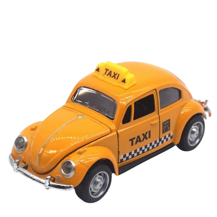 Carrinho de Brinquedo Clássico Metal Taxi