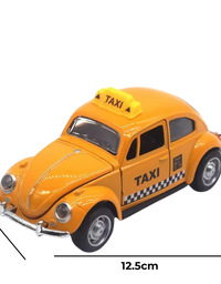 Carrinho de Brinquedo Clássico Metal Taxi
