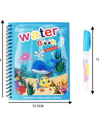 Brinquedo Livro Mágico Montessori Desenho de Água Dinossauro
