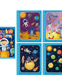 Brinquedo Livro Mágico Montessori Desenho de Água Espaço
